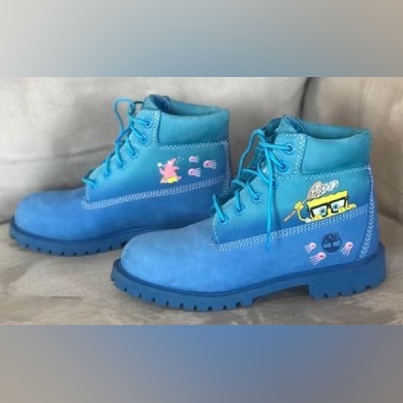 Boys Sponge Bob Square Pants Timberland Boots
size 3 Youth - Picture 2 of 5